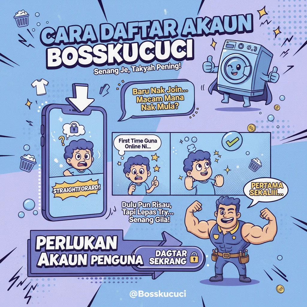 Cara Daftar Akaun Bosskucuci & Bonus Deposit