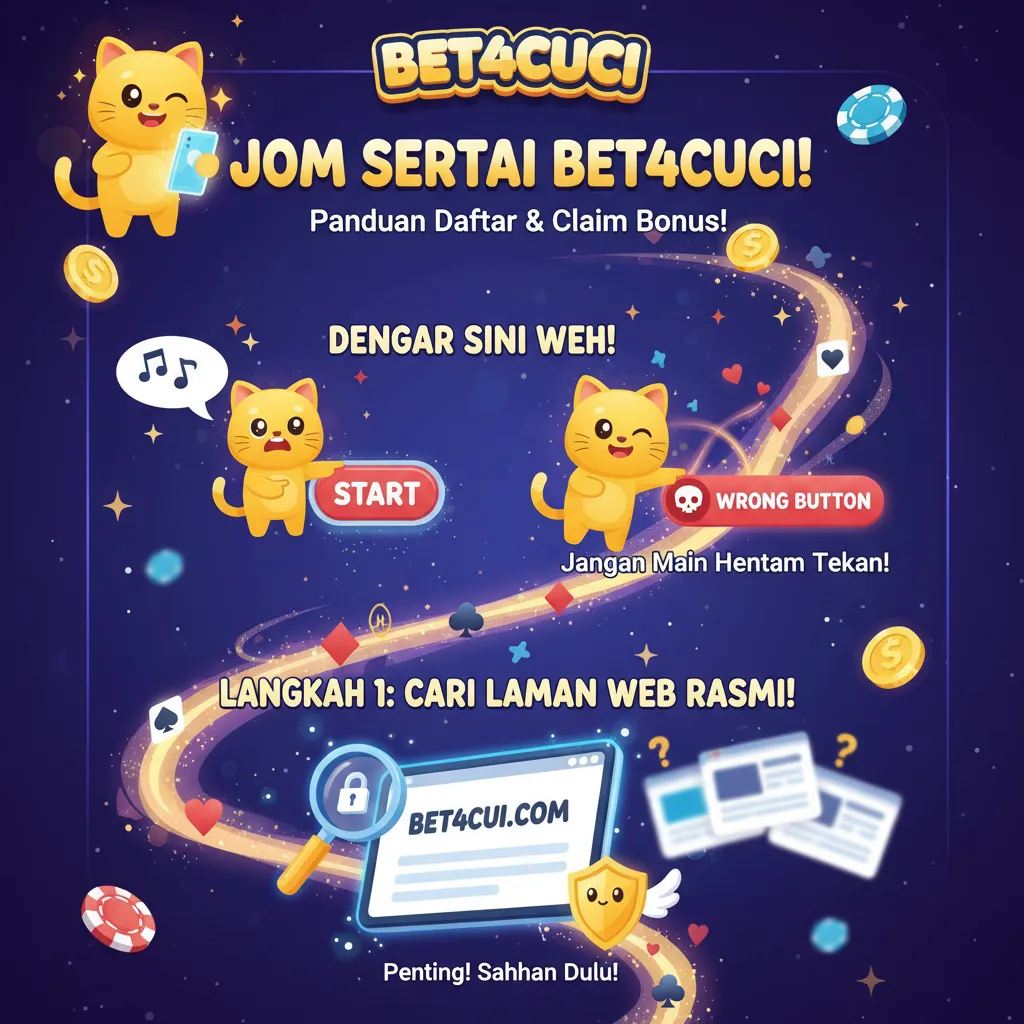 Panduan Daftar Bet4cuci & Bonus Permainan