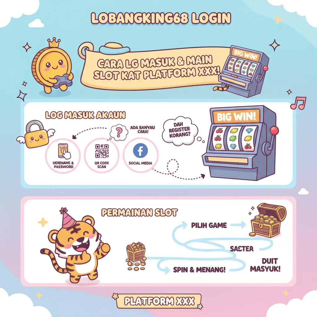 Cara Log Masuk Akaun & Permainan Slot