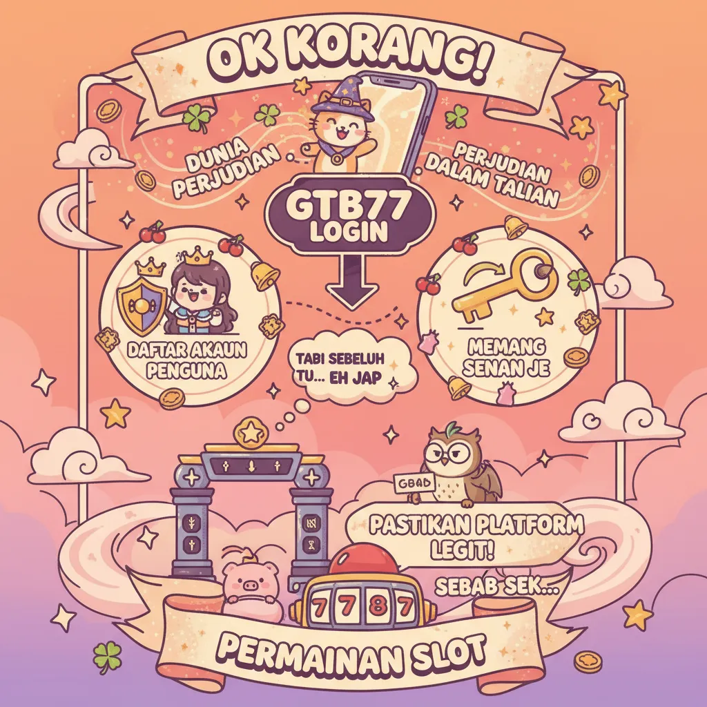 Cara GTB77 Login & Daftar Akaun Pengguna