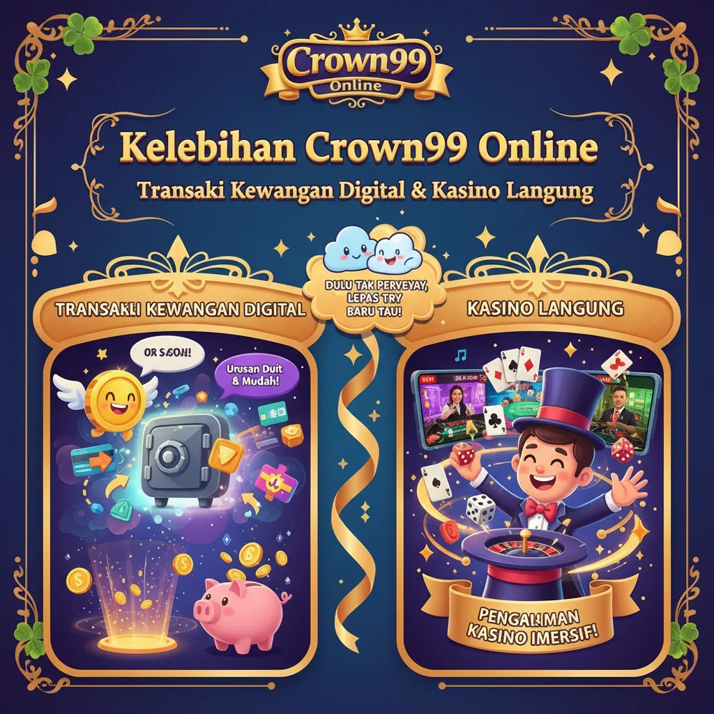 Kelebihan Crown99 Online: Transaksi Kewangan Digital & Kasino Langsung