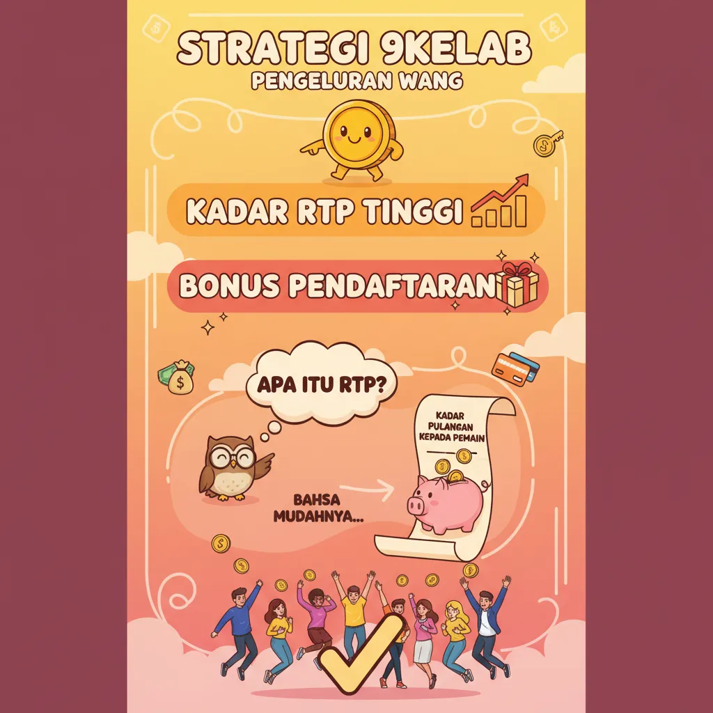 Strategi 9kelab: Kadar RTP Tinggi & Bonus Pendaftaran